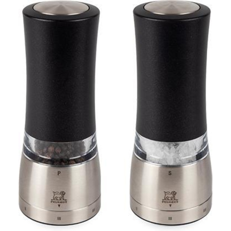Peugeot - Daman Electric u'Select Duo 7" Iridescent Black Pepper Mill and Zirlion Salt Mill - 2/4317900