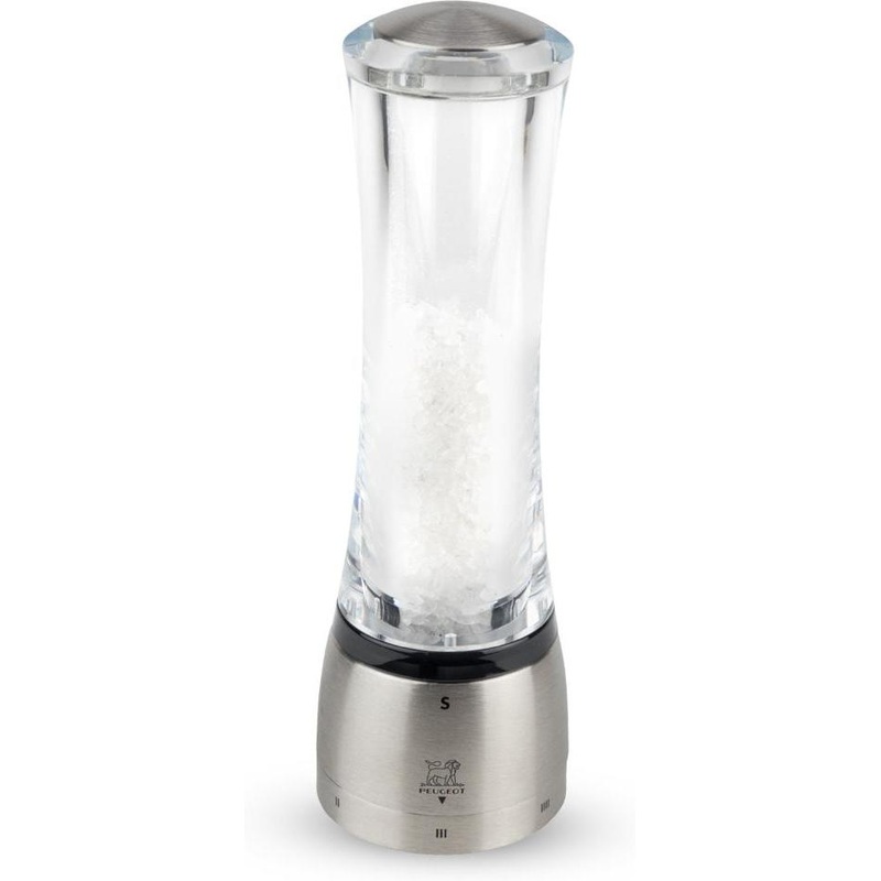 Peugeot - Daman u'Select Zirlion 8" Acrylic and Stainless Salt Mill - 2545800