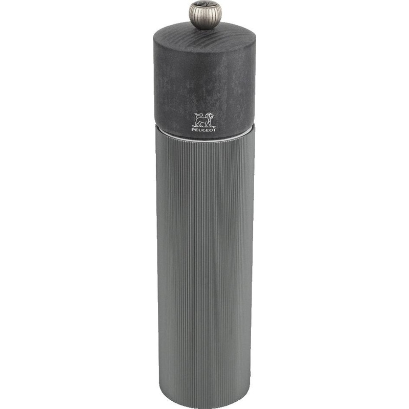 Peugeot - Line 9" Carbon Aluminium and Wood Pepper Mill - 44855