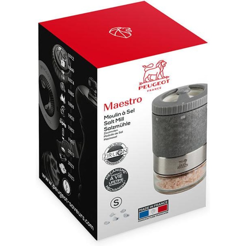 Peugeot - Maestro 5" Graphite Wood Salt Mill - 46989