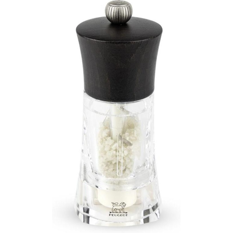 Peugeot - Oleron 5" Chocolate Wood & Acrylic Wet Salt Mill - 2993700