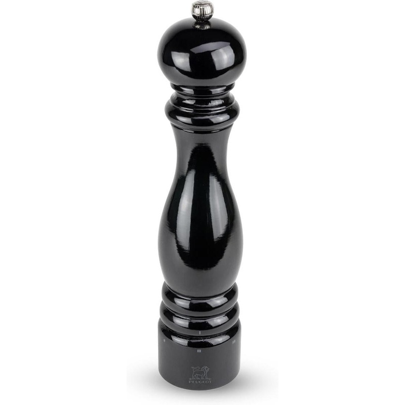 Peugeot - Paris U'Select Zirlion 12" Black Lacquer Wood Salt Mill - 2377500