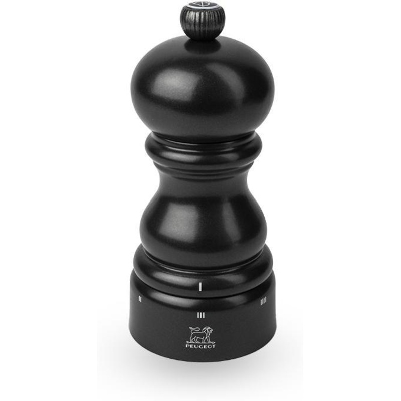 Peugeot - Paris U'Select Zirlion 5" Satin Black Wood Salt Mill - 4189200
