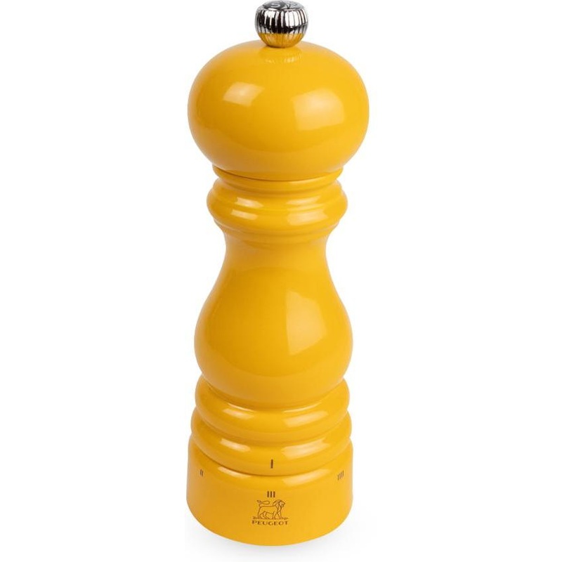 Peugeot - Paris U'Select Zirlion 7" Saffron Yellow Wood Salt Mill - 4356800
