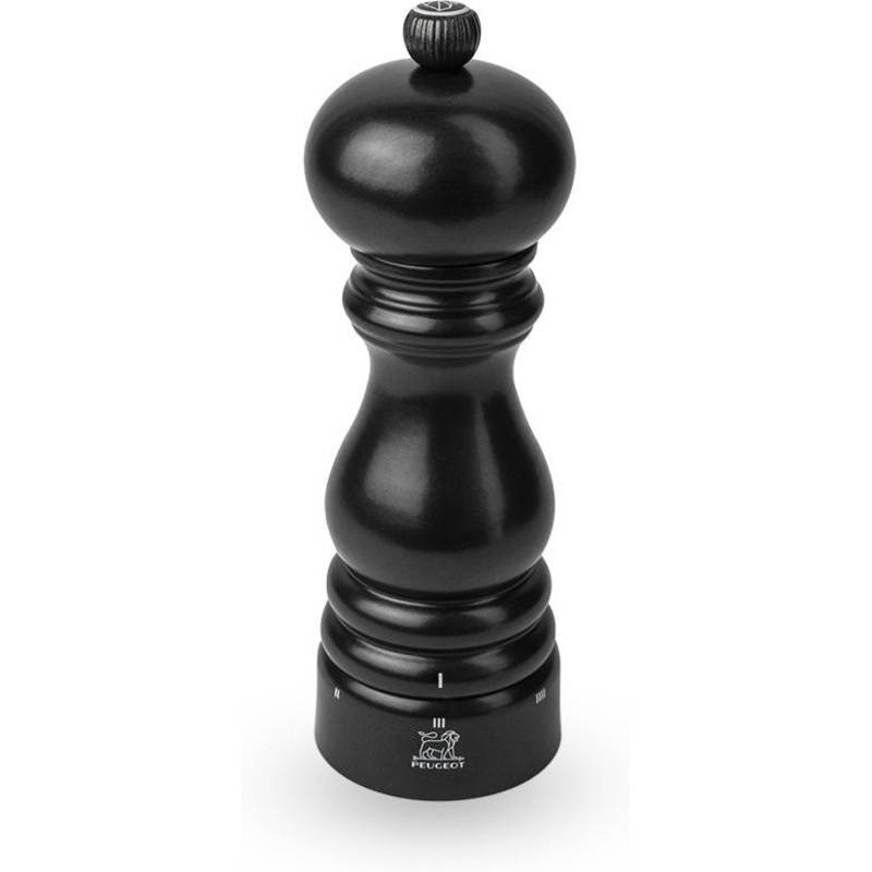 Peugeot - Paris U'Select Zirlion 7" Satin Black Wood Salt Mill - 4191500