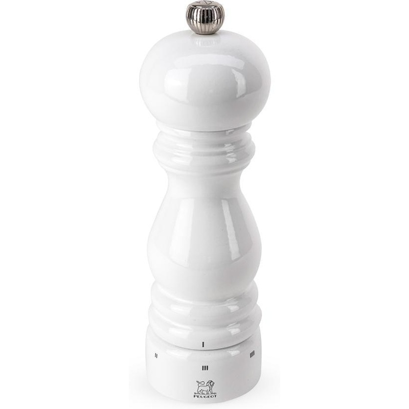 Peugeot - Paris U'Select Zirlion 7" White Lacquer Wood Salt Mill - 2781000