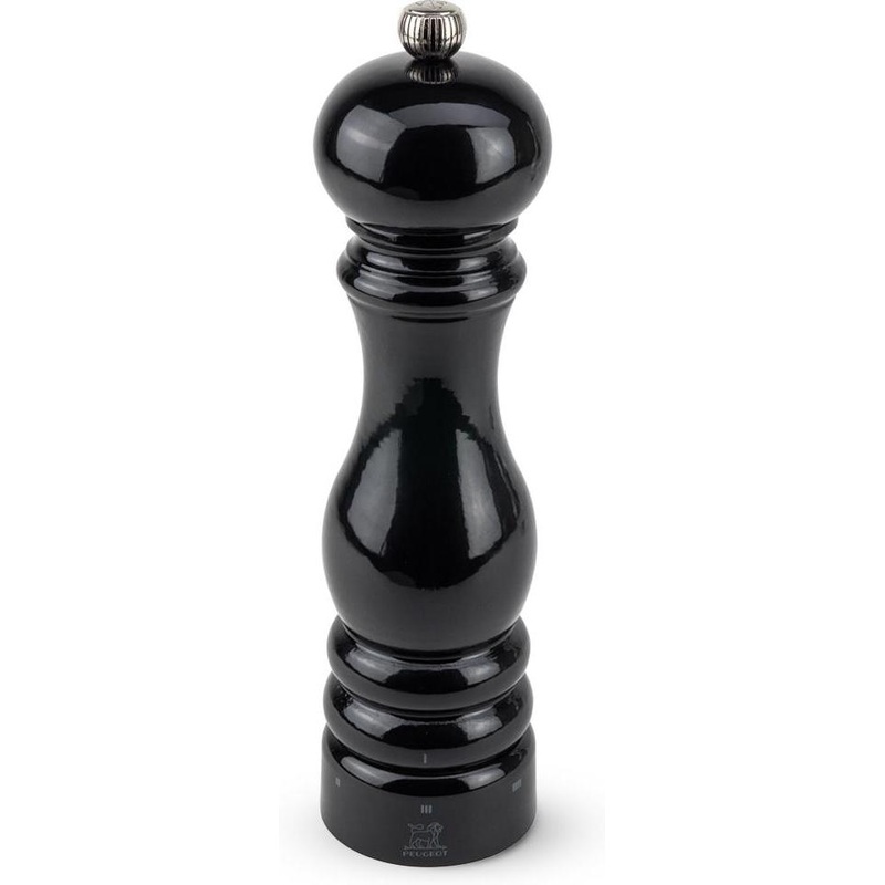 Peugeot - Paris U'Select Zirlion 9" Black Lacquer Wood Salt Mill - 2373700