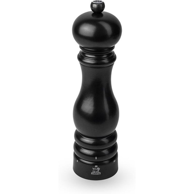 Peugeot - Paris U'Select Zirlion 9" Satin Black Wood Salt Mill - 4193900