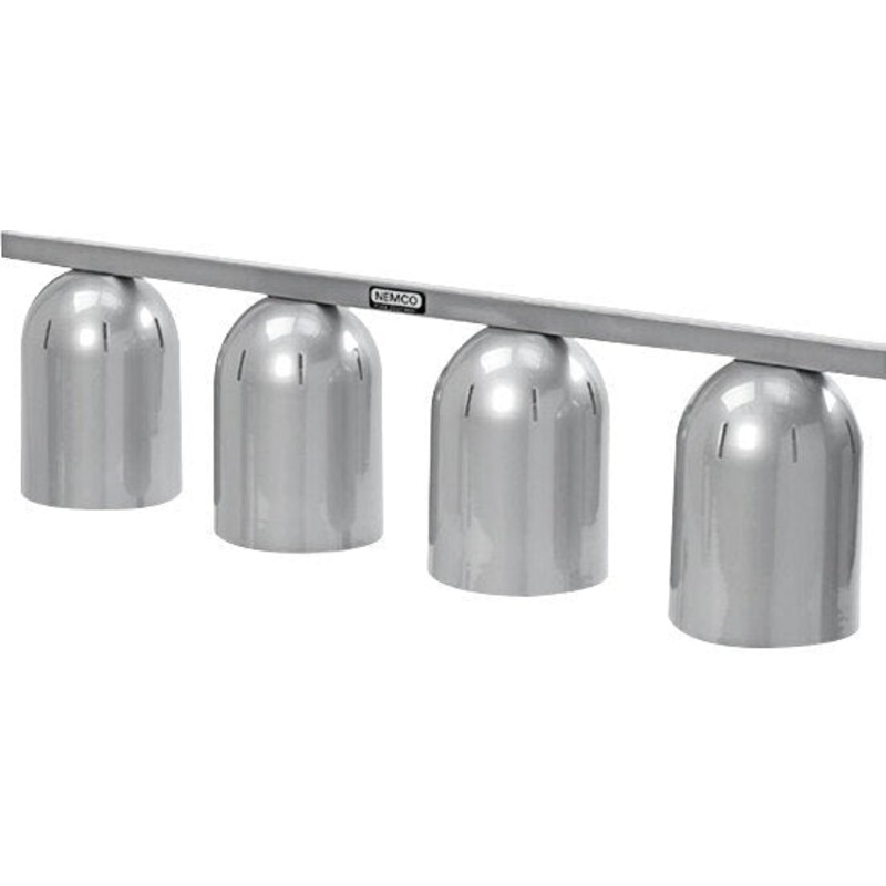 Nemco - 120V Suspension Bar Heat Lamp 4 Bulb - 6006-4