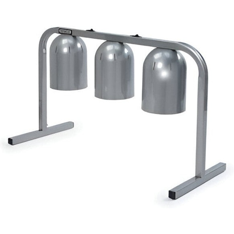 Nemco - 120V Three Bulb Portable Countertop Heat Lamp with Tray - 6009-3