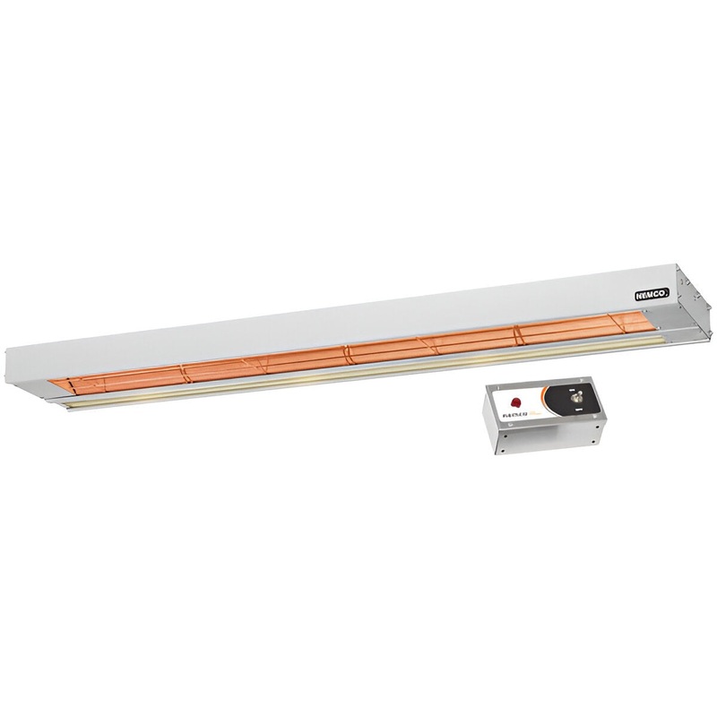 Nemco - 208V 60" Single Infrared Strip Warmer with 69007 Remote Control Box - 6155-60-208