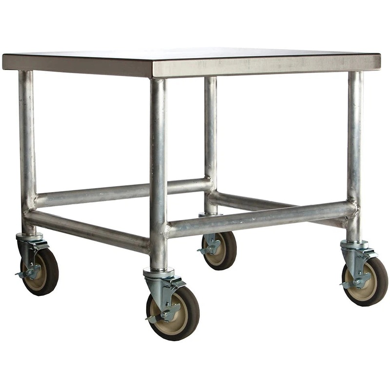 Amana - 24" Stainless Top & Aluminum Frame Cart With Casters - CA24