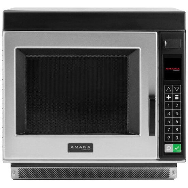 Amana - 3000W Heavy-Duty Stainless Steel Commercial Microwave Oven - RC30S2