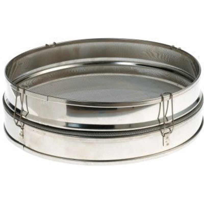 Louis Tellier - 15.7" Stainless Steel 3 Piece Sieve 40 Cm Interchangeable Canvases Medium Mesh n20 - NC5064660