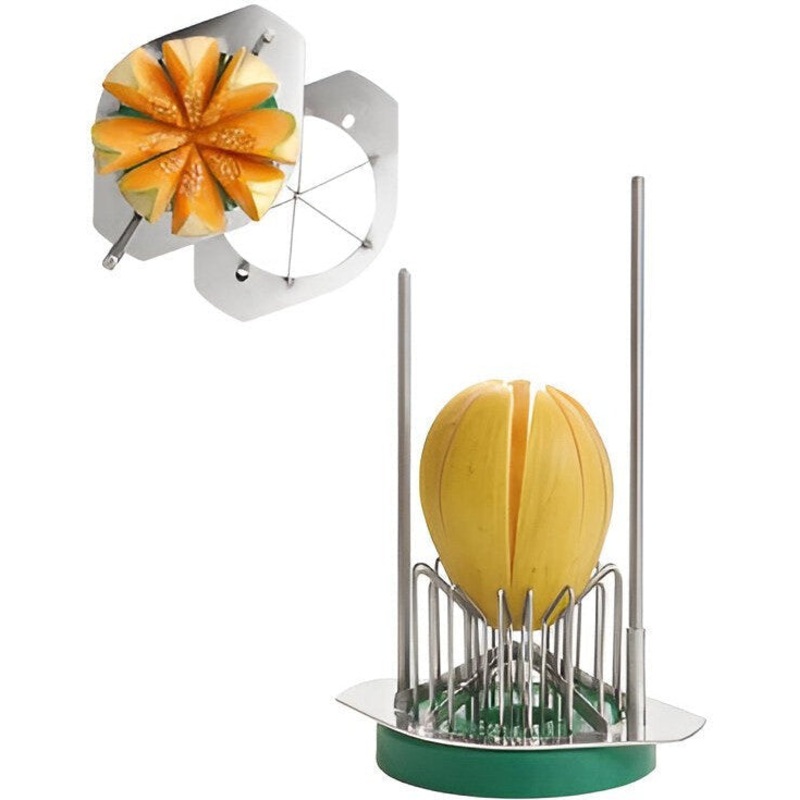 Louis Tellier - 16.5" Stainless Steel 6 & 8 Parts Melon Dis-Connector - SM01