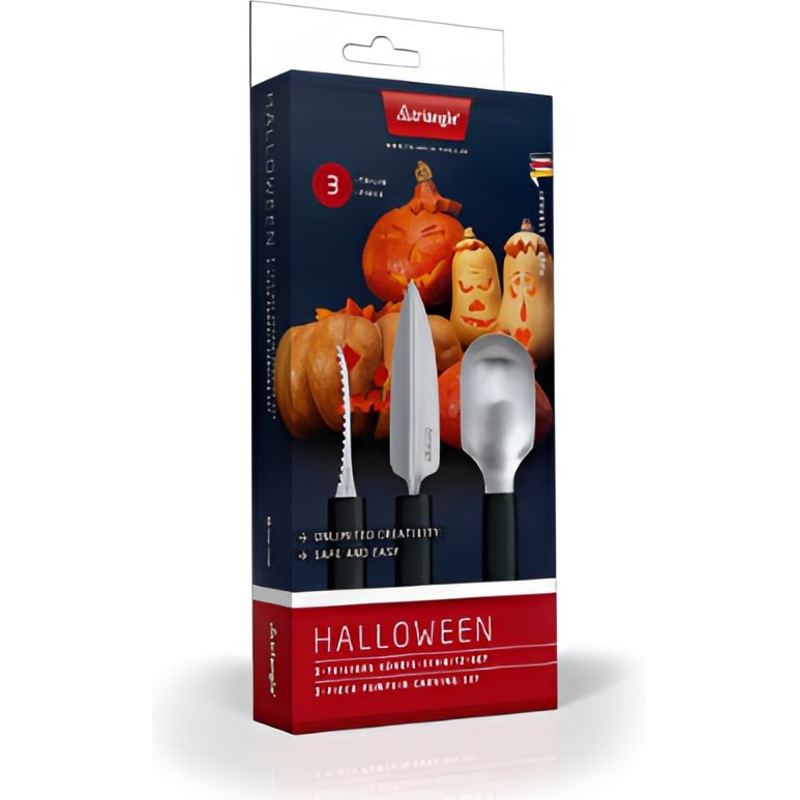 Louis Tellier - Stainless Steel Pumpkin Carving, Set Of 3 - 90 835 03 02