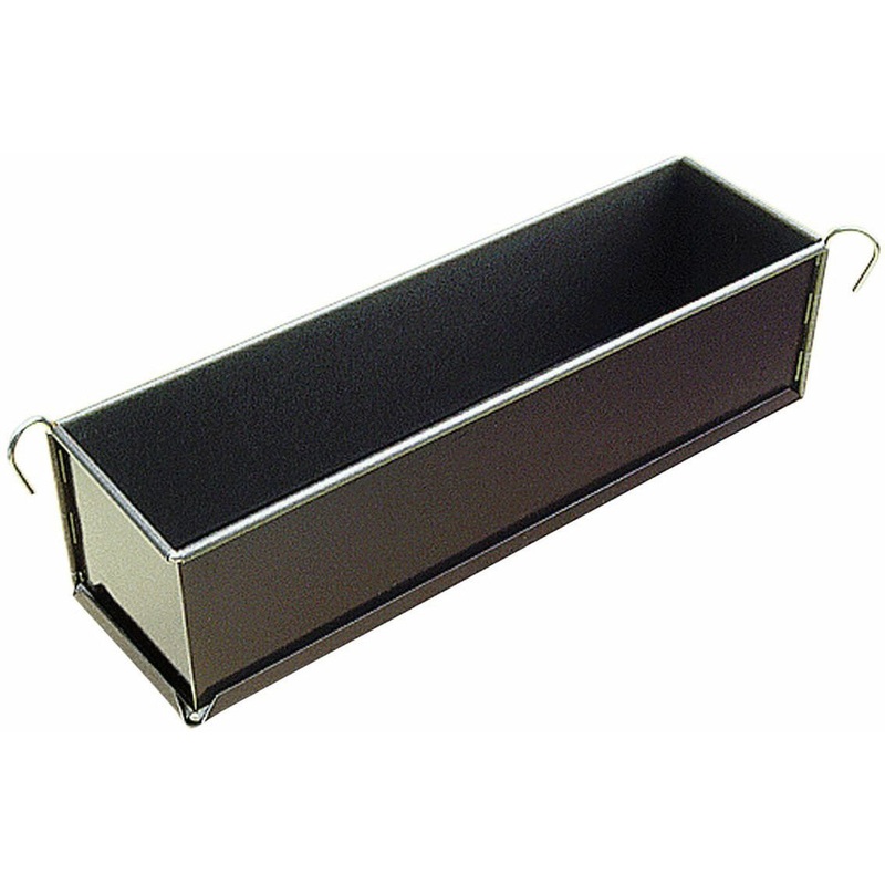 Louis Tellier - 15.74" Non-Sick Springform Long Loaf Pan With Plain Removable Bottom - 219730