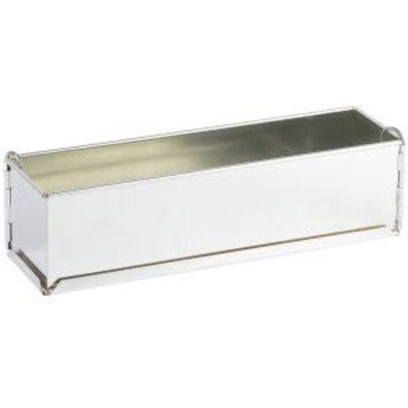 Louis Tellier - 15.74" x 3.14" x 3.14" Tin Plate Springform Long Loaf Pan With Removable Bottom - 119730