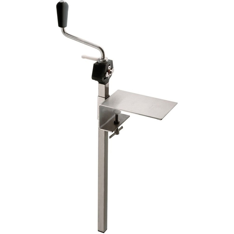 Louis Tellier - 21.65" Stainless Steel Manual Can Opener Composite Head for Clamp Base - OX5V55