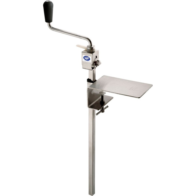 Louis Tellier - 21.65" Stainless Steel Manual Can Opener NF Food Hygiene for Clamp Base - OXV55