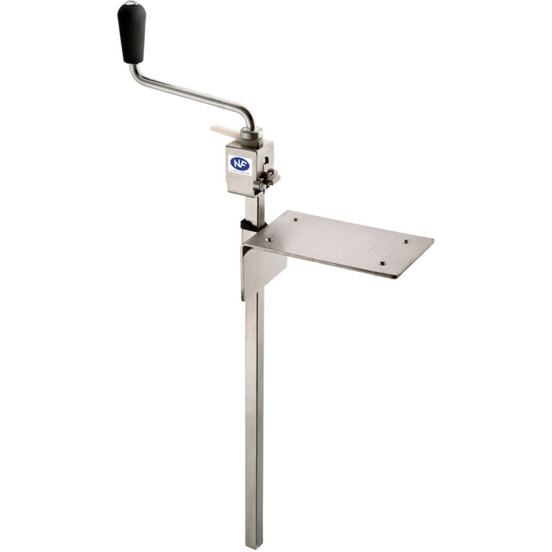 Louis Tellier - 21.65" Stainless Steel Manual Can Opener NF Food Hygiene for Screw Plate - OXP55
