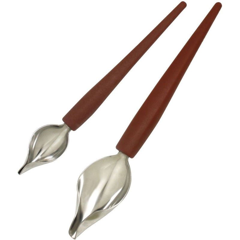 Louis Tellier - Stainless Steel Feather Spoon With Silicone Handle - PLU03M