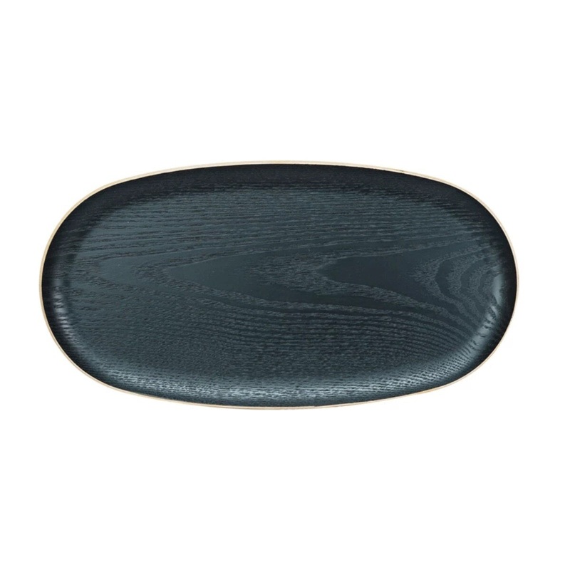 13.75 x 7" Oak Wood Serving Tray