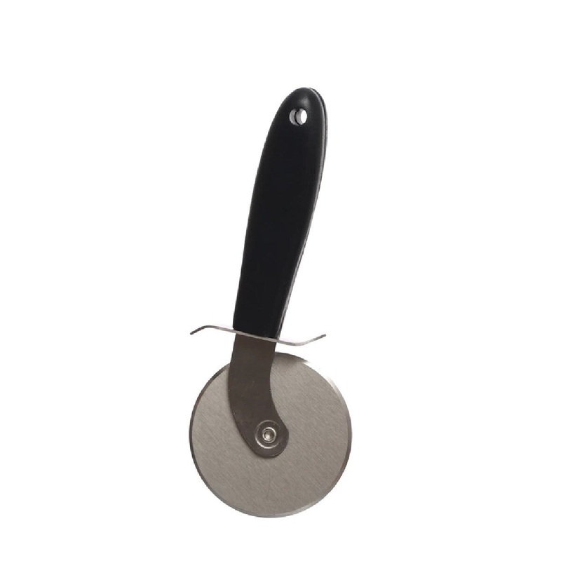 8" Pizza Cutter w/Walnut Handle