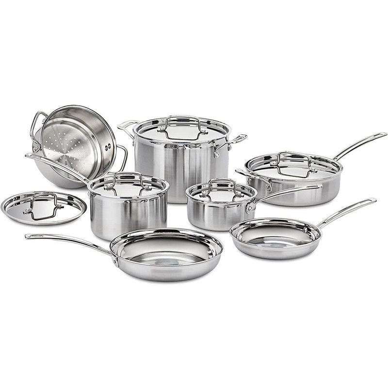 12-Pc Cuisinart Multiclad Pro Cookware Set