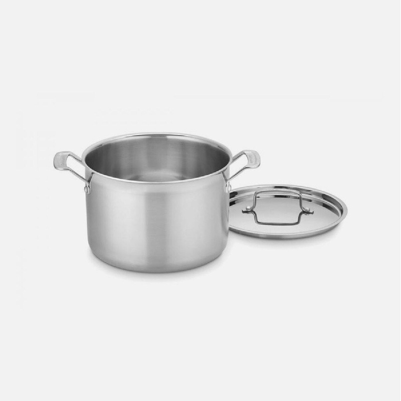 8qt Tri-Ply Stockpot W/Cover