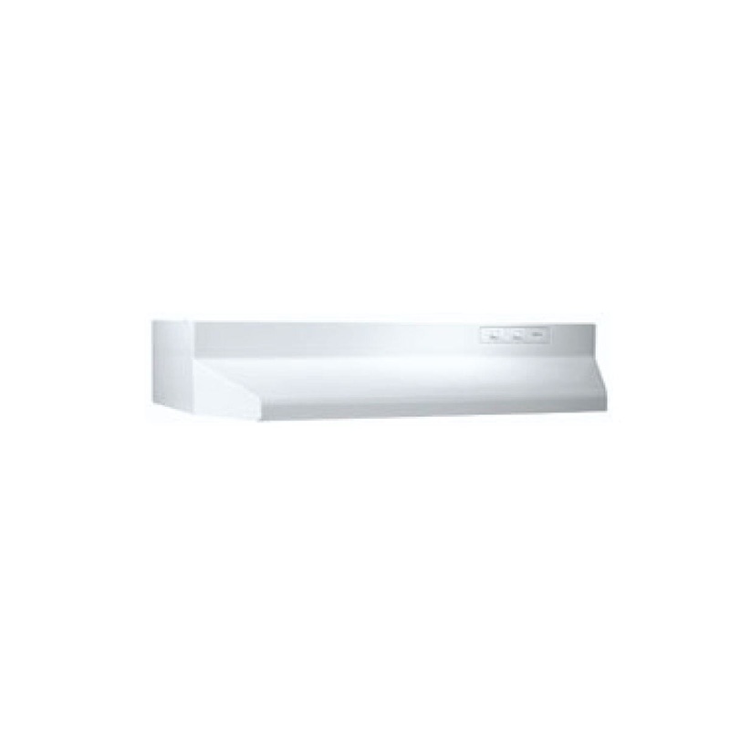Broan RL6124WW Ventless White 24" Cabinet Hood