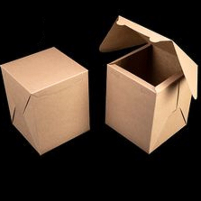 Brown Tall Cake Box without Window 8" x 8" x 10"