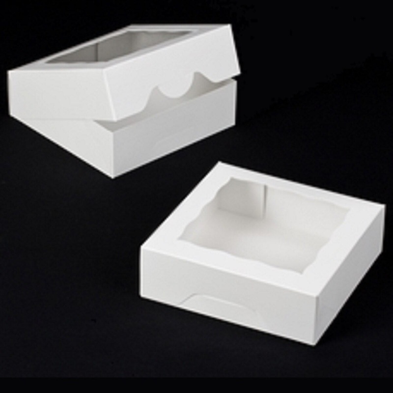 White Timesaver Box with Window 8" x 8" x 2.5"