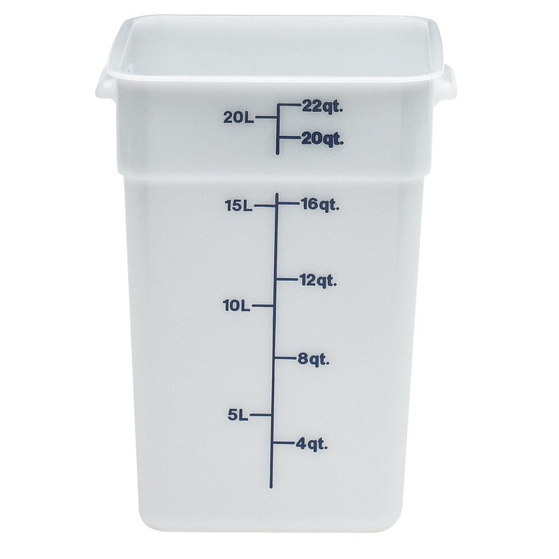 22Qt Poly Square Food Container