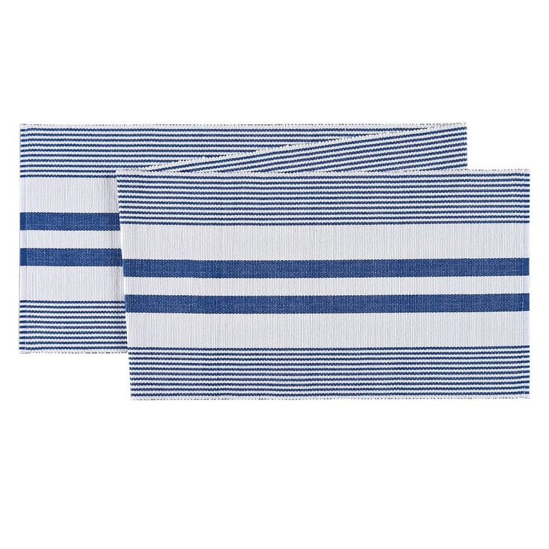 Blue & White Table Runner