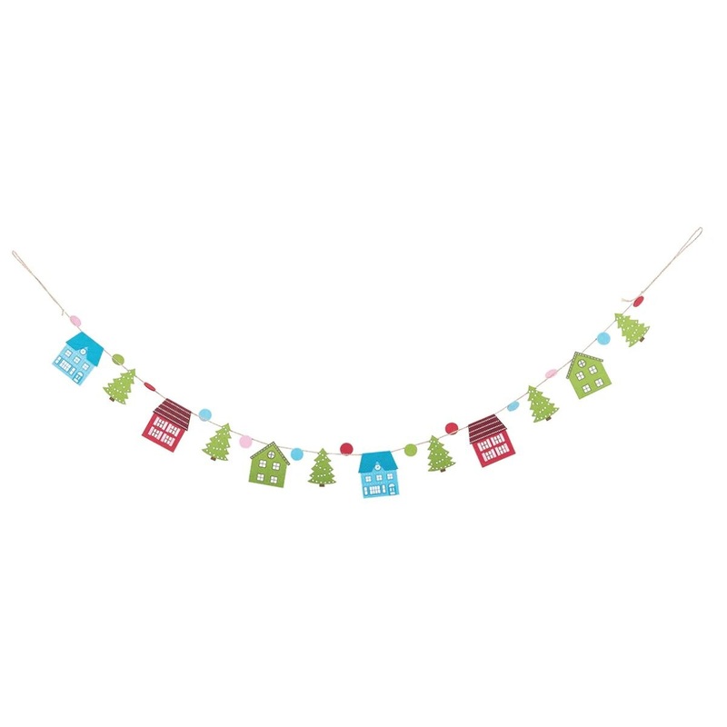 Christmas Village Garland