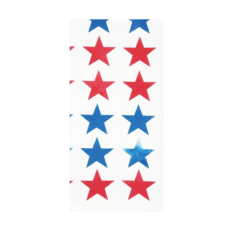 Red, White & Pow Towel