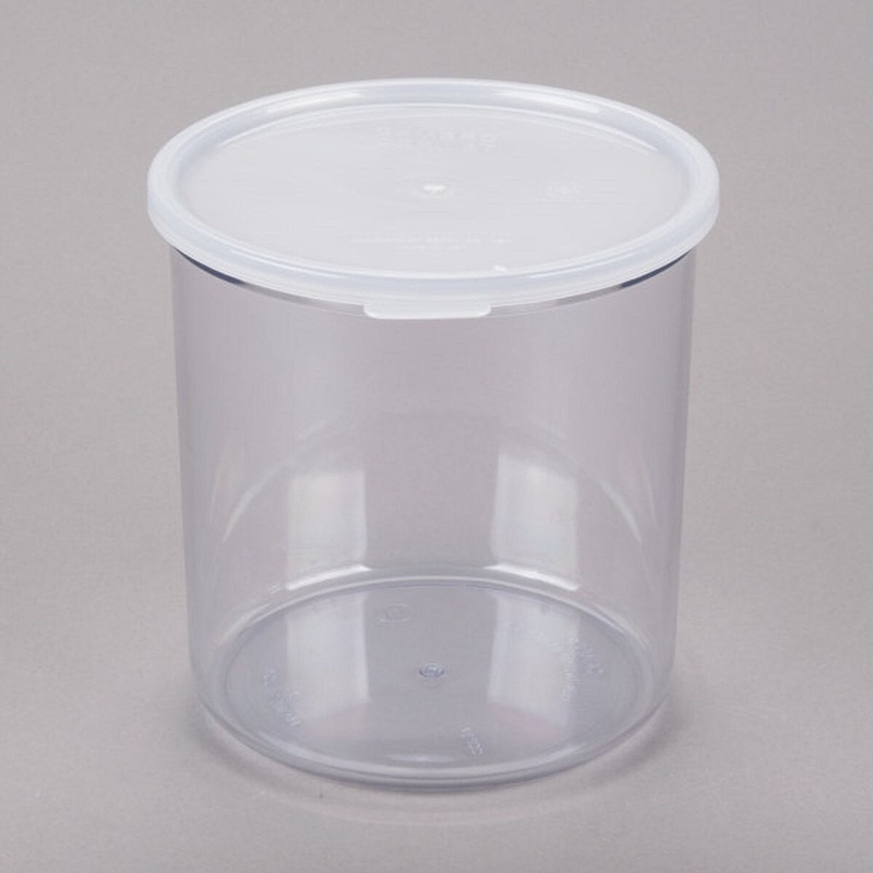 2.7 Qt. Clear Round Crock with Lid