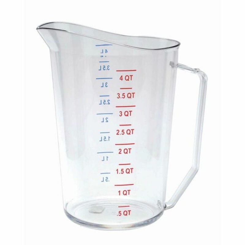 Cambro Clear Camwear Measuring Cup - 4 Qt.