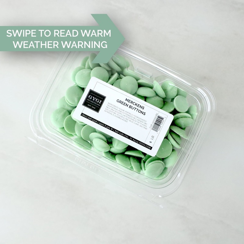 Merckens Light Green Buttons - 1 lb