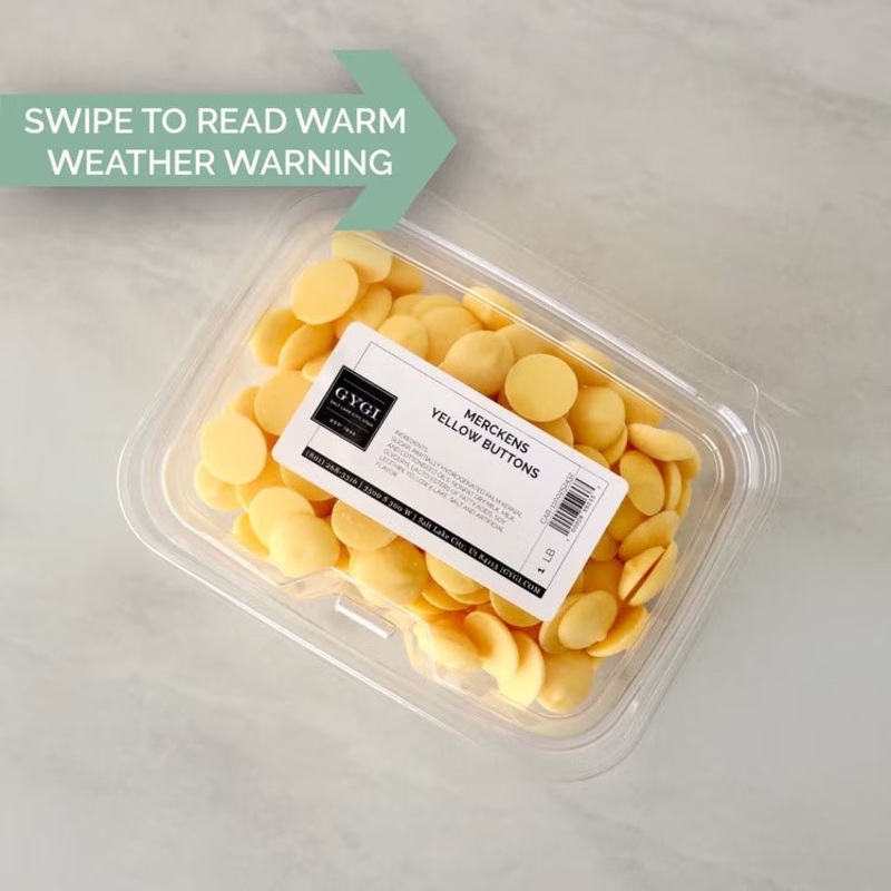 Merckens Yellow Buttons - 1 Lb |