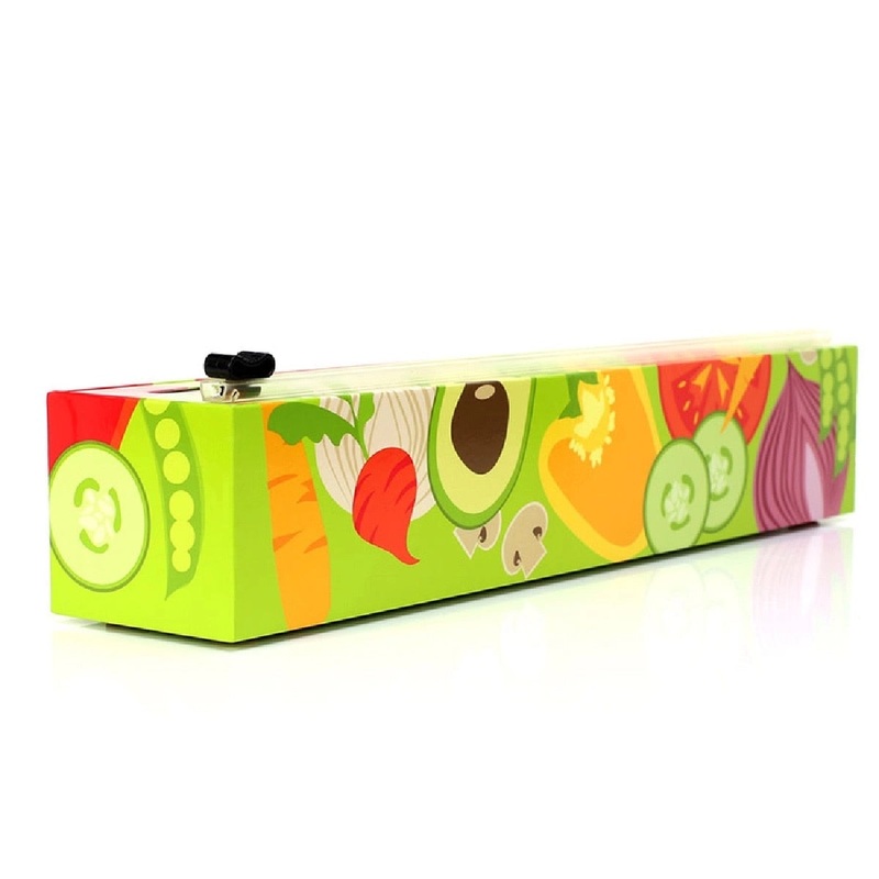 12" x 250' Dispenser Veggies Plastic Wrap