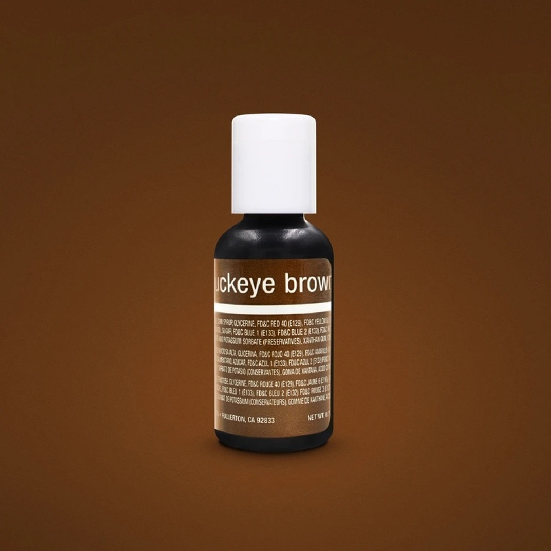 Buckeye Brown Liqua-Gel .70 Oz Food Coloring