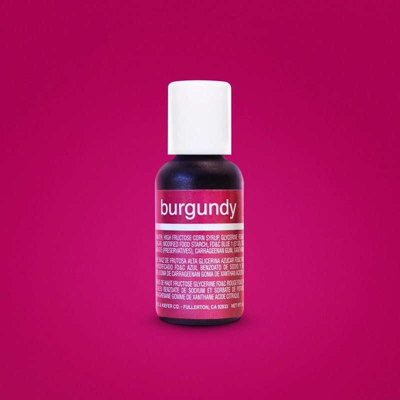 Burgundy Wine Liqua-Gel .70 Oz Food Coloring