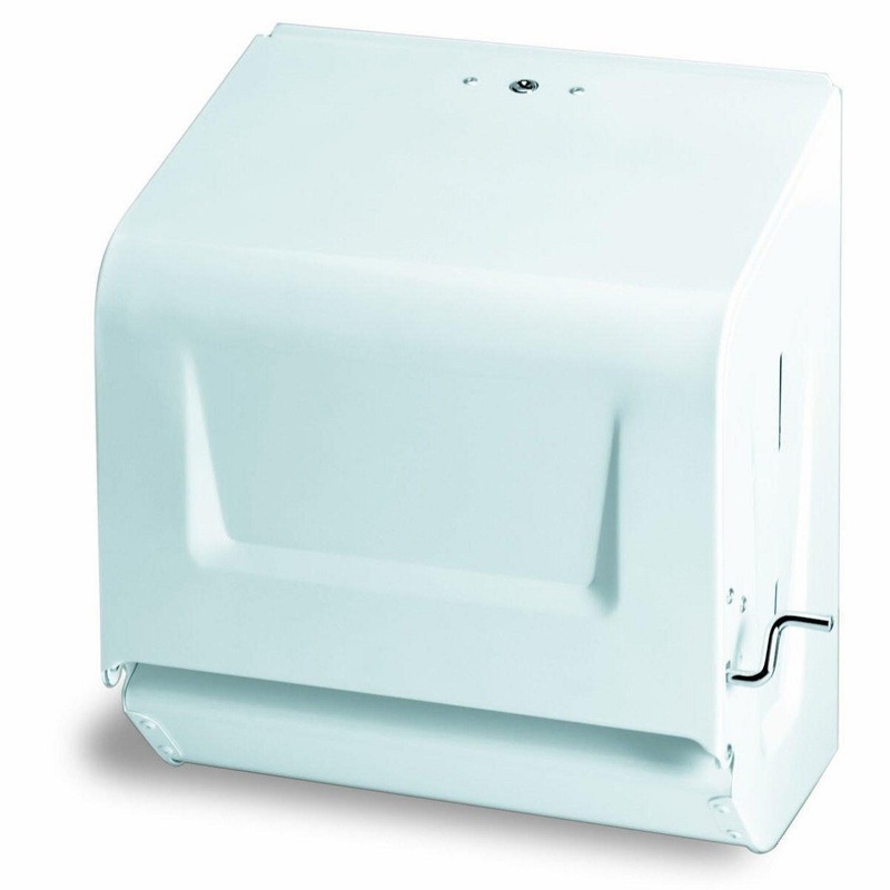 Contico White Roll Towel Dispenser
