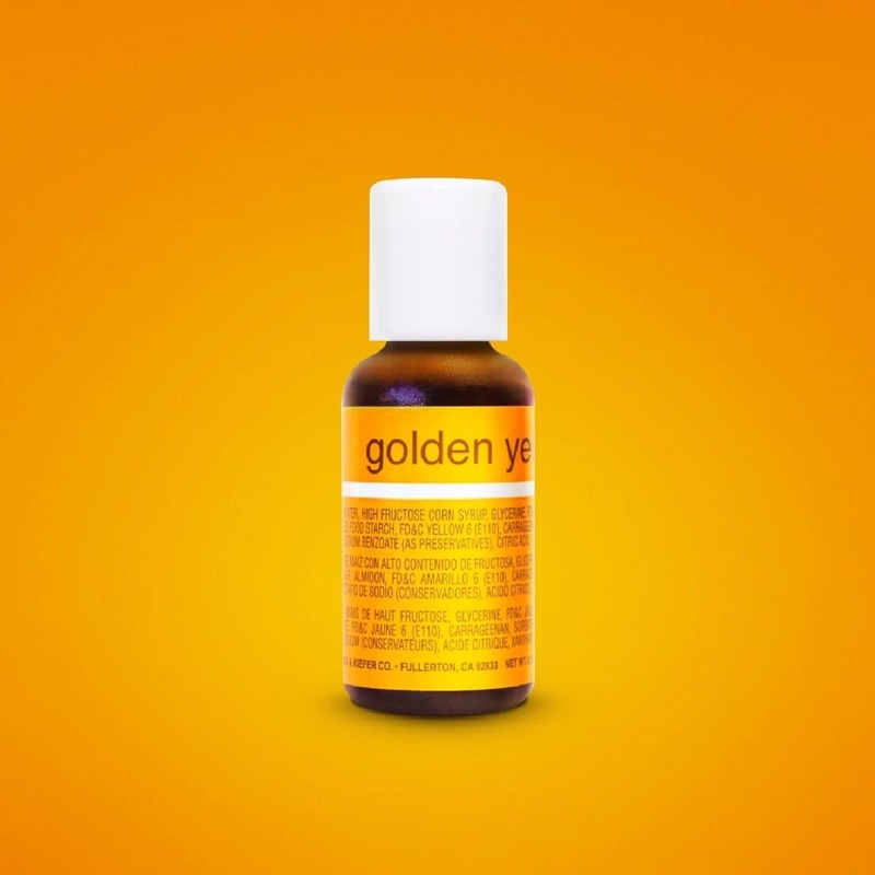 Golden Yellow Liqua-Gel .70 Oz Food Coloring