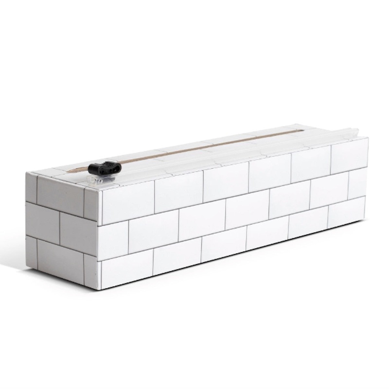 Mini Plastic Wrap Dispenser - Subway Tile
