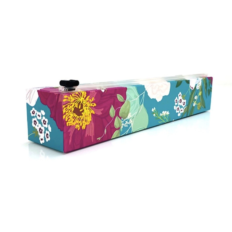 Plastic Wrap Dispenser - Spring Flowers