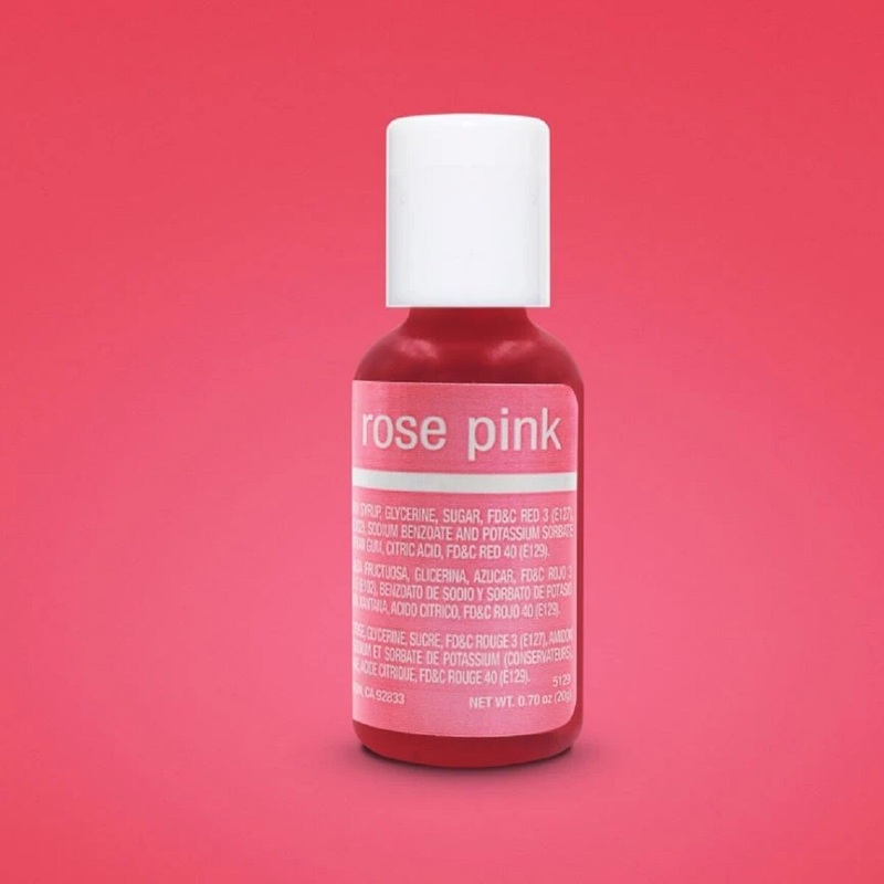Rose Pink Liqua-Gel .70 Oz Food Coloring