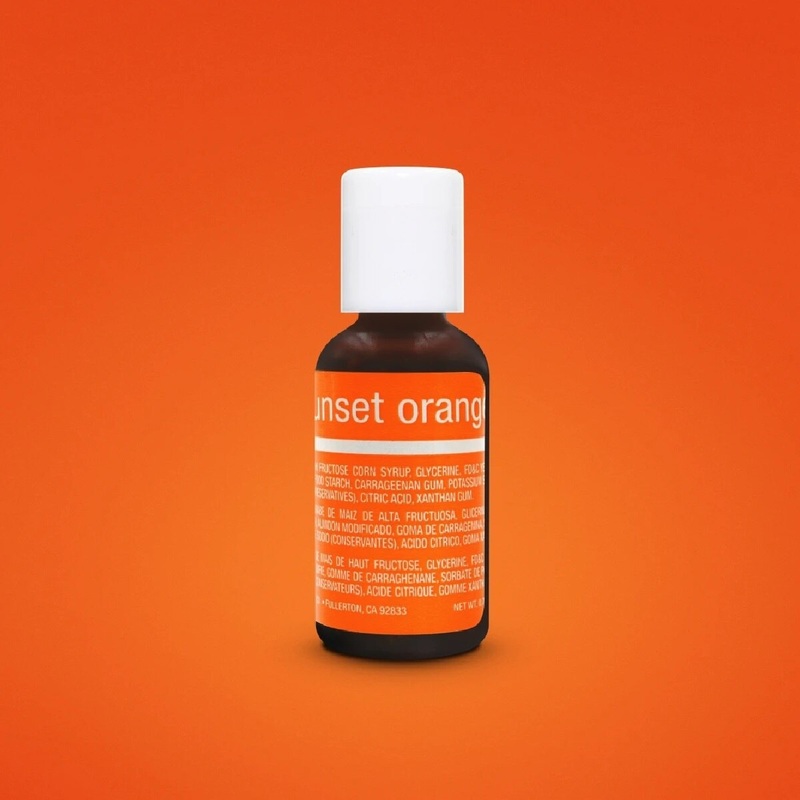 Sunset Orange Liqua-Gel .70 Oz Food Coloring